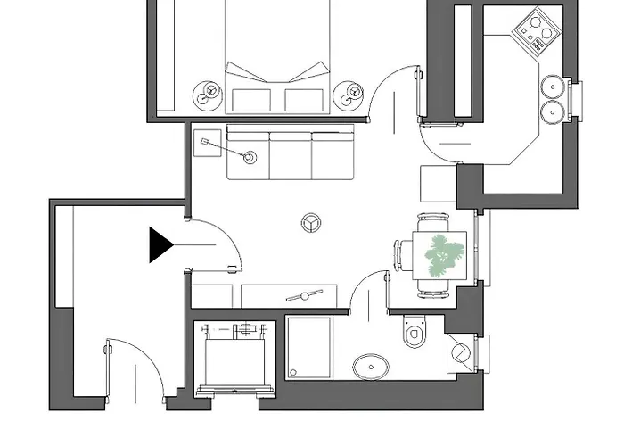 Apartamento Comfy And Quiet, Great Location